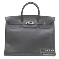 Hermes　Birkin bag 40　Graphite　Epsom leather　Silver hardware