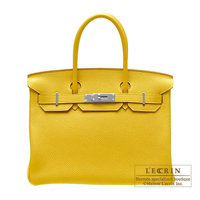 Hermes　Birkin bag 30　Soleil　Togo leather　Silver hardware