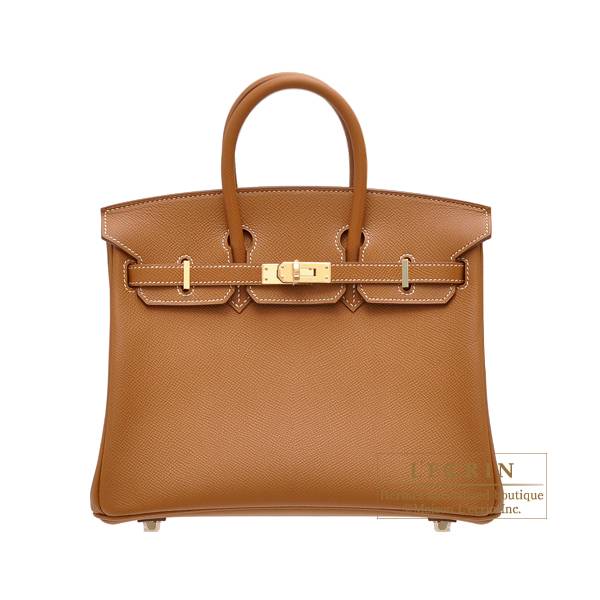 Hermes Birkin 25cm Craie Epsom Leather Gold Hardware