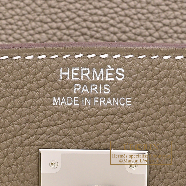 Hermes Birkin 40 HAC Gris Clair Todoo Feutre / Etoupe Bag – Mightychic
