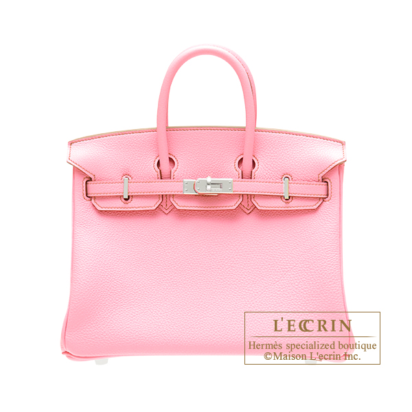 Hermes Birkin Bag 35 Light Pink Silver