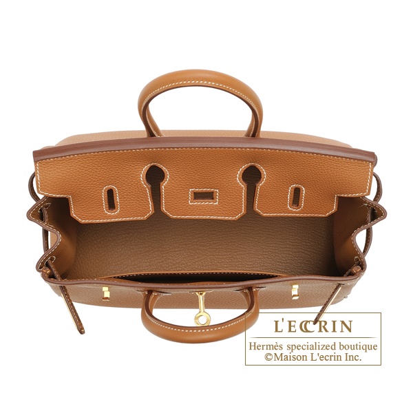 Hermes Birkin bag 25 Rouge H Togo leather Gold hardware