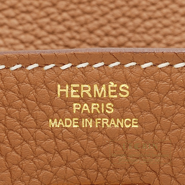 HERMÈS BIRKIN 25CM GOLD Togo Leather with Gold Hardware - AVC1458