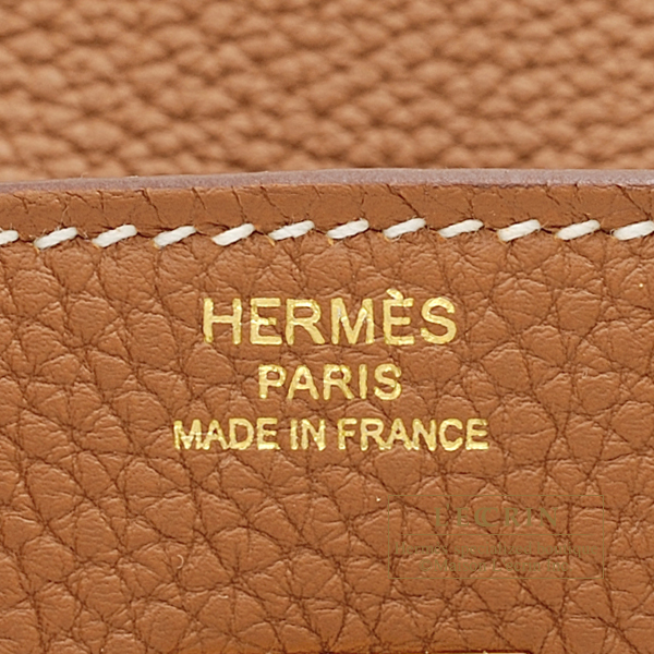 HERMES Togo Birkin 25 Gold 1230307