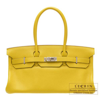 Hermes　JPG Shoulder　Birkin bag　Soleil　Clemence leather　Silver hardware