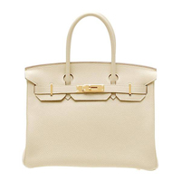 Hermes　Birkin bag 30　Parchemin　Togo leather　Gold hardware