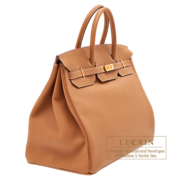 Hermes　Birkin bag 40　Gold　Togo leather　Gold hardware