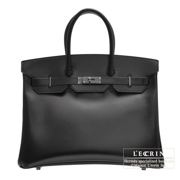 Hermès So Black Box Calfskin Birkin 35