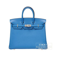 Hermes　Birkin bag 25　Mykonos　Togo leather　Silver hardware