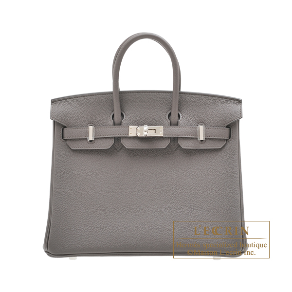 Hermès Birkin 25 Togo Gris Etain