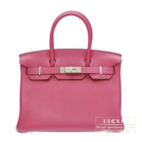 Hermes　Birkin bag 30　Tosca　Togo leather　Silver hardware