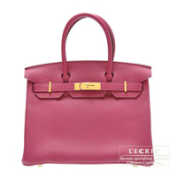 Hermes　Birkin bag 30　Tosca　Togo leather　Gold hardware