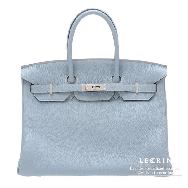 L'ecrin Boutique Singapore - Brand New & Authentic Hermes Birkin 35  Capucine Togo Leather Silver Hardware (Left) & Hermes Birkin 30 Rouge  Pivoine Togo Leather Gold Hardware (Right) #hermes #hermessingapore  #hermessg #hermesindonesia #