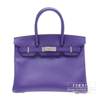 Hermes　Birkin bag 30　Crocus　Epsom leather　Silver hardware