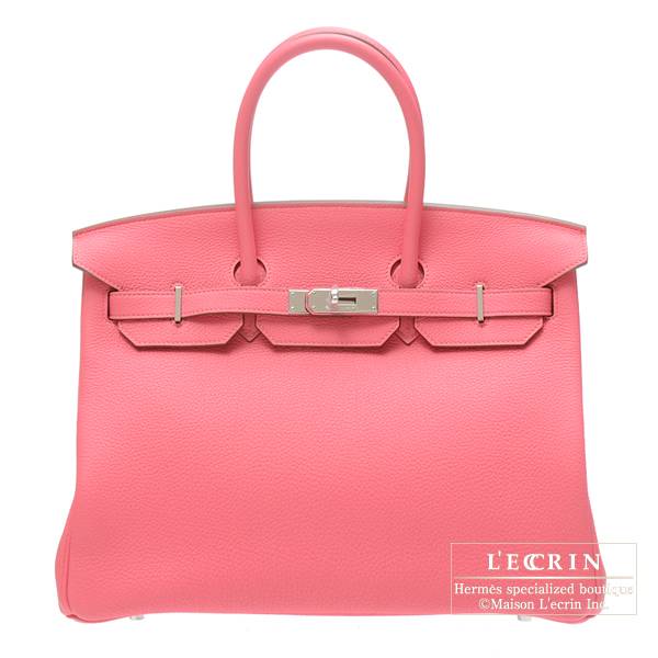 hermes kelly 35cm (stamp o) rough h box leather, silver hardware