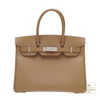 Hermes　Birkin bag 30　Alezan　Epsom leather　Silver hardware