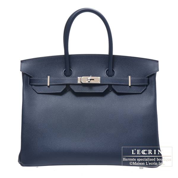 indigo hermes bag