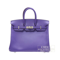 Hermes　Birkin bag 25　Crocus　Epsom leather　Silver hardware