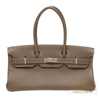 Hermes　JPG Shoulder　Birkin bag　Etoupe grey　Togo leather　Silver hardware