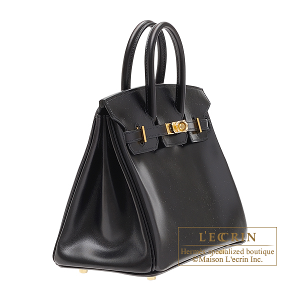 Hermes Birkin bag 25 Black Box calf 