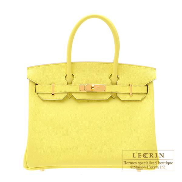 HERMES Epsom Birkin 30 Soufre 142687