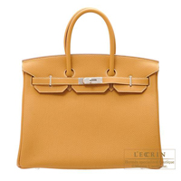 Hermes　Birkin bag 35　Natural sable　Togo leather　Silver hardware