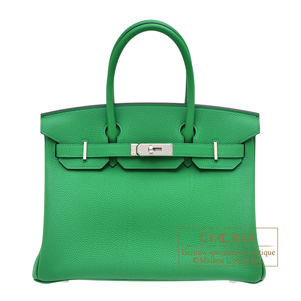 Hermes　Birkin bag 30　Bambou　Togo leather　Silver hardware