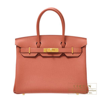 Hermes　Birkin bag 30　Rosy　Togo leather　Gold hardware