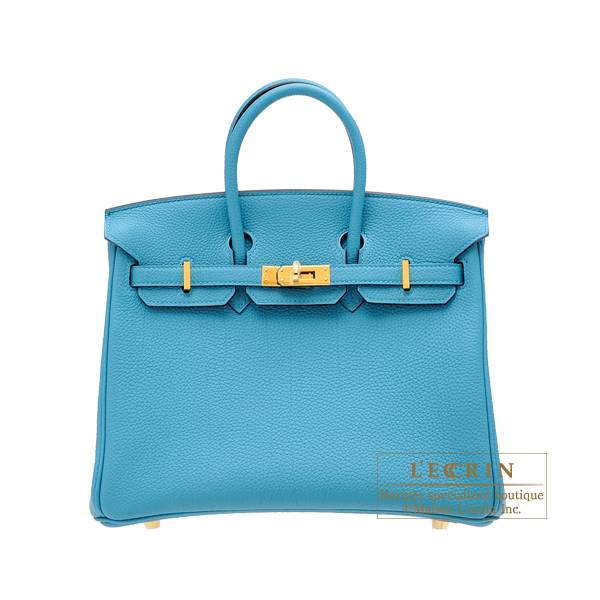 Hermes　Birkin bag 25　Chai　Togo leather　Gold hardware