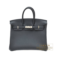 Hermes　Birkin bag 25　Plomb　Togo leather　Silver hardware