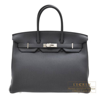 Hermes　Birkin bag 35　Plomb　Togo leather　Silver hardware