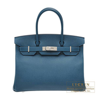 Hermes　Birkin bag 30　Colvert　Epsom leather　Silver hardware