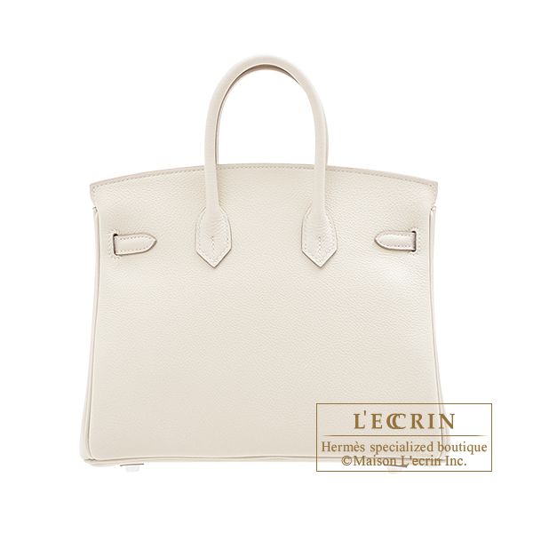 Hermes Togo Birkin 25 Craie