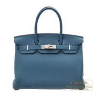 Hermes　Birkin bag 30　Colvert　Togo leather　Silver hardware