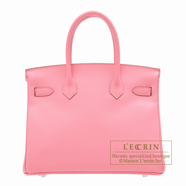 Hermes Constance mini Rose confetti Epsom leather Silver hardware