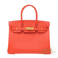 Hermes　Birkin bag 30　Rose jaipur　Epsom leather　Gold hardware