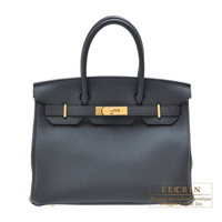 Hermes　Birkin bag 30　Plomb　Togo leather　Gold hardware