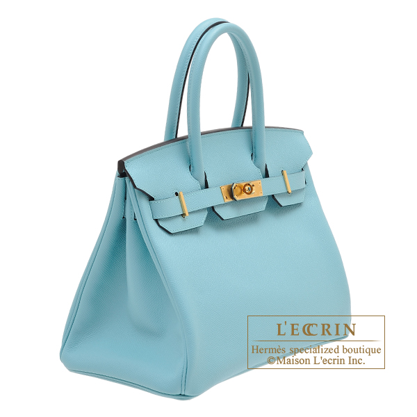 Hermès Bleu Atoll Birkin 30cm of Epsom Leather with Gold Hardware, Handbags & Accessories Online, Ecommerce Retail