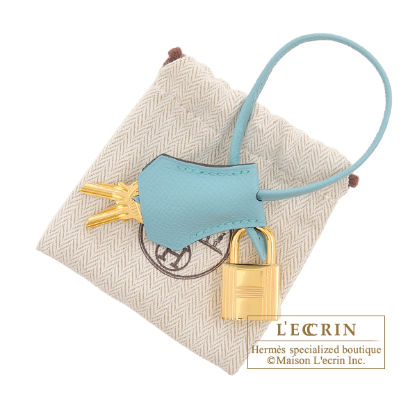 Bag of the Day: Birkin 30 HSS Blue Electric And Blue Atoll Epsom Gold  Hardware.