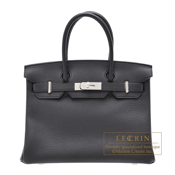 Hermes　Birkin bag 30　Plomb　Clemence leather　Silver hardware