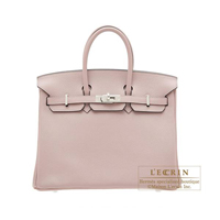 Hermes　Birkin bag 25　Glycine　Evercolor leather　Silver hardware