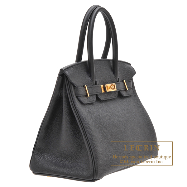 Hermes Birkin 30 Bag Black Togo Leather with Gold Hardware – Mightychic