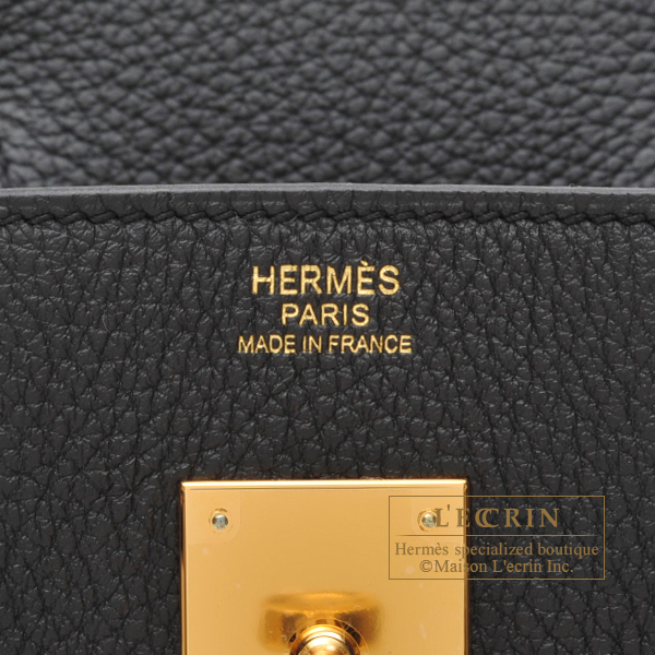 Hermès Birkin 30 Retourne Black Togo Gold Hardware – Coco Approved