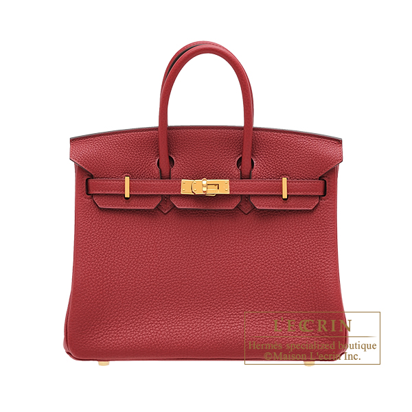 Hermes Rouge Casaque Red Epsom Constance MM 24 25 Handbag Bag