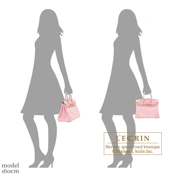 Hermès Birkin 25 Bag Rose Sakura Pink - Gold Hardware Swift Leather
