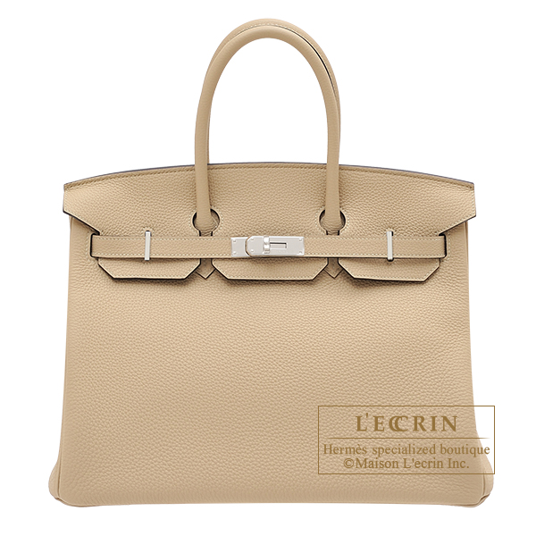 Hermes Birkin 30 Bag Parchemin Crocodile SHW