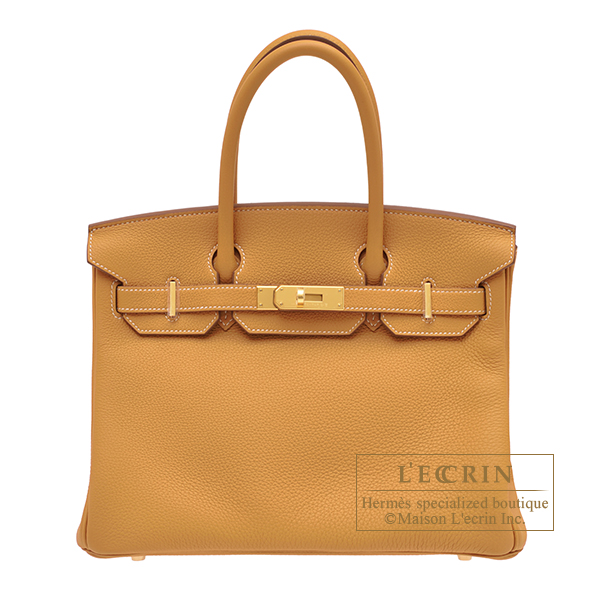 Hermes Birkin 35 Bag Vert Amande Gold Hardware Togo Leather For