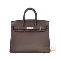 Hermes　Birkin bag 25　Ecorce　Togo leather　Silver hardware