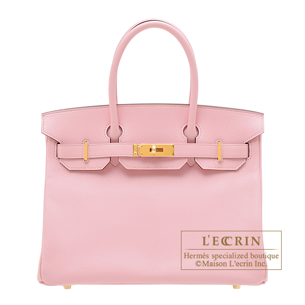 Hermes　Birkin bag 30　Rose sakura　Chevre myzore goatskin　Gold hardware