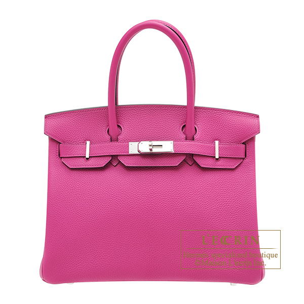 Hermes　Birkin bag 30　Rose purple　Togo leather　Silver hardware